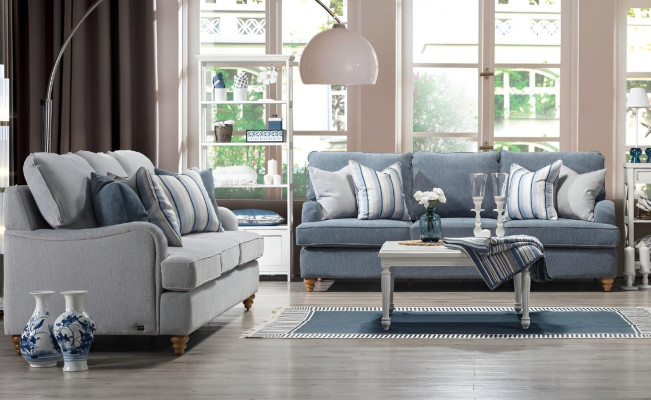 Sofa three seater 2x Living room Luxury Furniture Modern Design Furnishings