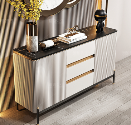 Chest of drawers White Sideboard Wood Wardrobe Furniture Furnishings Sideboard Luxury new