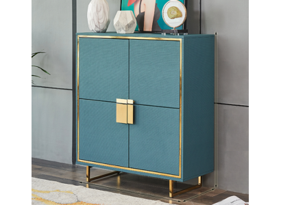 Modern Sideboard Blue Living room Chest of drawers Luxury Shelves Furniture new