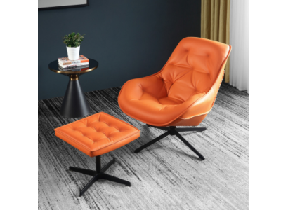 Classic Design Upholstery Armchair Set Chesterfield Seat Suite + Stool
