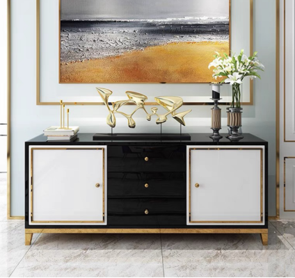 Design Chest of drawers Living room Sideboard Modern Sideboard Wood Wardrobe new