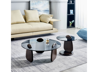 Round Coffee table Coffee table Side table Designer Living room Tables