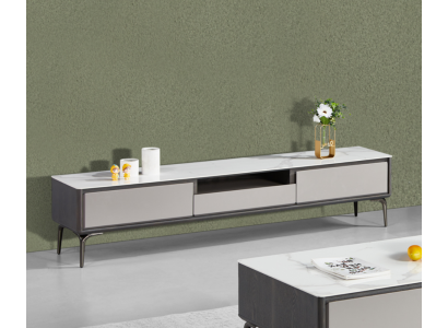 Modern lowboard luxury furniture TV cabinet TV lowboard living room furniture gray
