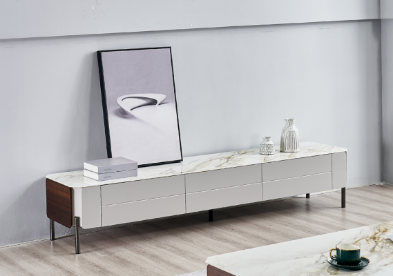 TV-cabinet Lowboard tv stand Sideboard Wood Modern White Living room new