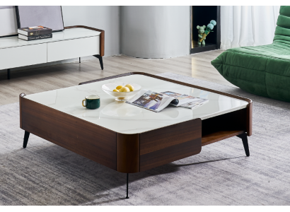 Luxury Italy Coffee Living room Table Real Wood Designer Tables Furniture