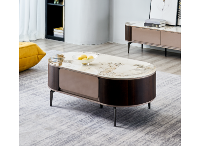 Designer Brauner Coffee table Living room Wood Furniture Side table new