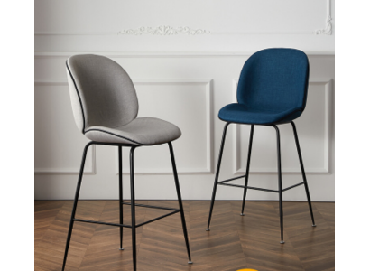 Dining room Modern Dining room chair Upholstered chair Design Furniture Gray new