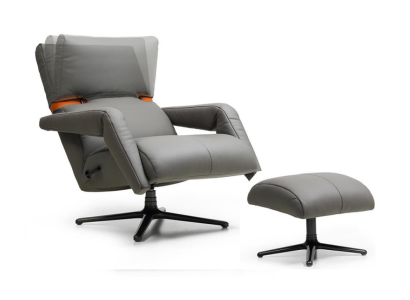 Luxury Armchair Furniture Club Lounge Relax Imitation leather Furnishings Living room