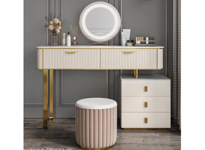Dressing table Mirror Luxury Console Chest of drawers Bedroom Console table