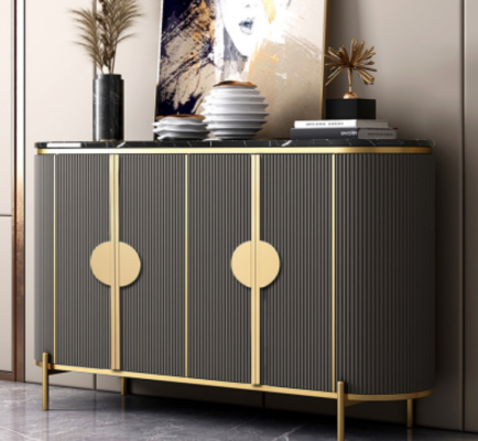 Luxury Sideboard Chest of drawers Living room Designer Gray Furniture Modern new