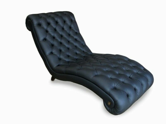 Chesterfield lounger chaise longues couch sofa leather sofa vintage KristAll n new