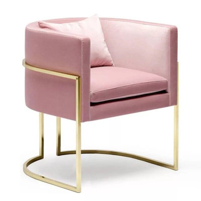 Armchair Metal Design Upholstery Lounge Club Chair Seat Relax Luxury Room Waiting new