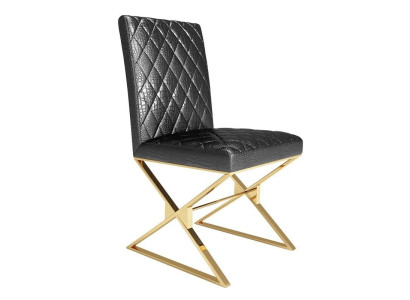 Chair 1x Dining Room Club Chairs Upholstered Chair Armchair Metal Lounge Designer new