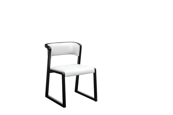 Chair 1x Dining Room Club Chairs Armchair Designer Wood Lounge Italy Upholstery White