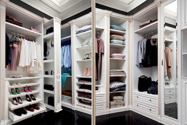 Element Model V1D-07LP for Walk-in Wardrobe Wardrobe Italian Furniture