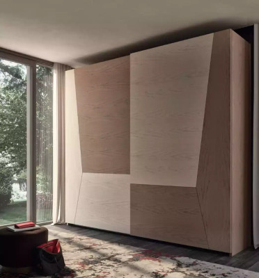 Wardrobe brown Bedroom Material Wood Wardrobe Luxury Modern