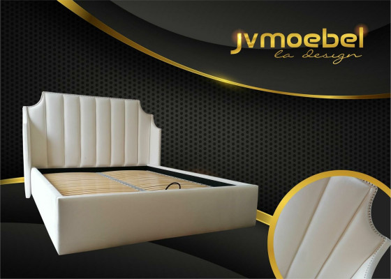 Leather Design Bed Beds Marriage Modern Frame Sleep Room Luxury Hotel Double