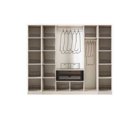 Luxury Wardrobe Bedroom Style Modern Wood Furniture Cabinets Wardrobe