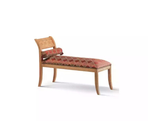 Chaise longue Classic r Furniture Living room Design Sofa Textile Red