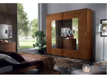Bedroom Wardrobe Wood Wardrobe Modern brown Clothes cupboards