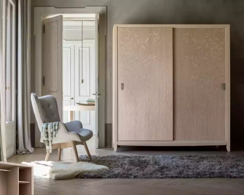 Bedroom Wardrobe Material Wood Wardrobe Modern beige Cabinets