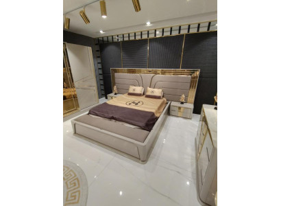 Bedroom Set Luxury Complete's Bed +2x Bedside tables 3-piece. Modern set new