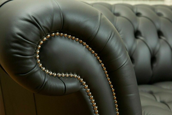 Chesterfield 2 Seater Sofa Leather Sofa Couch Upholstery Seat Suite Two-seater new