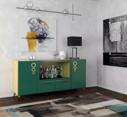Sideboard Luxury new Green Console Sideboards Modern Living room Chests of drawers Wood