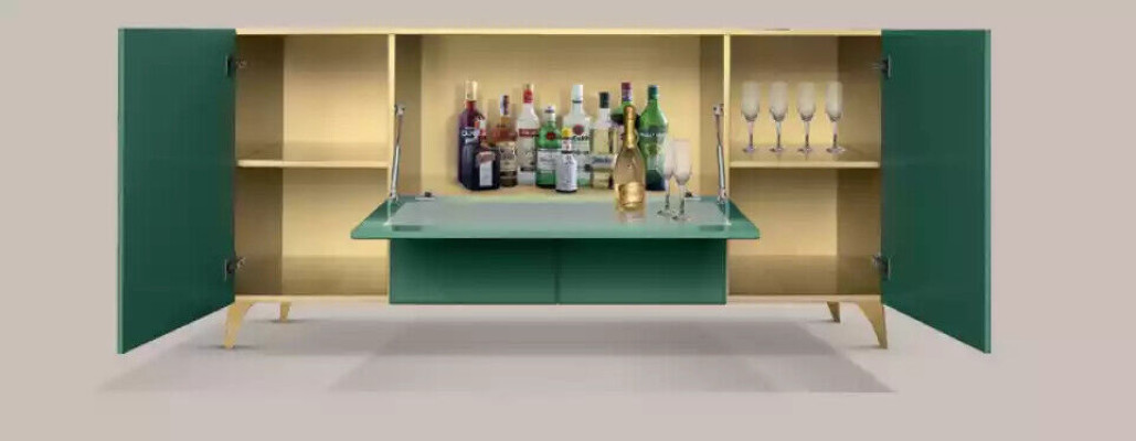 Sideboard Luxury new Green Console Sideboards Modern Living room Chests of drawers Wood