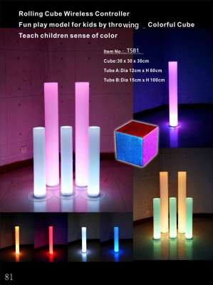 LED Cube Children's Toy Learning Cube Color Learning Light Cube Decoration Decoration