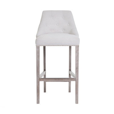 4x Bar Stool Bar Stool Counter Chair Set Chairs Upholstery Chesterfield Design Style