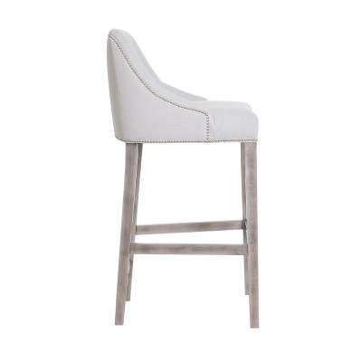 4x Bar Stool Bar Stool Counter Chair Set Chairs Upholstery Chesterfield Design Style