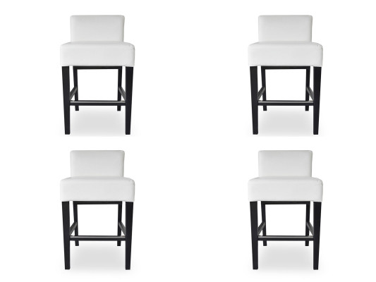 4x Bar Stool Bar Stool Counter Table Chair Set Chairs Upholstery Seat Suite