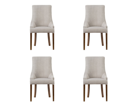 4x Designer Upholstery Chair Set Suite Chairs Complete Lehn Seat Lounge