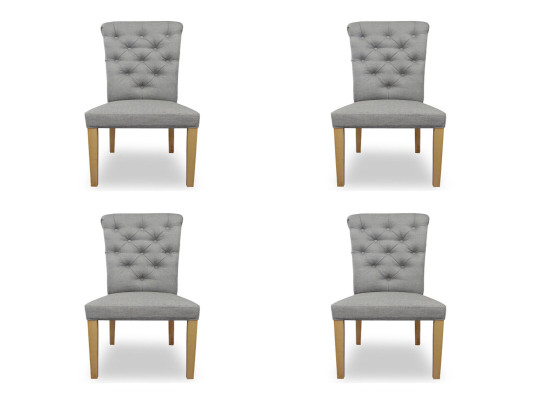 4x Chairs Chair Upholstery Design Lounge Seat Lehn Suite Armchair Chesterfield