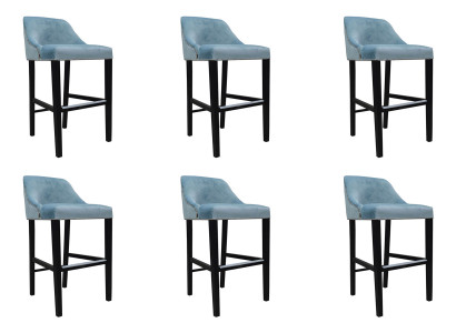 6x Design Complete Chair Set Bar Stool Stool Suite Set Chairs
