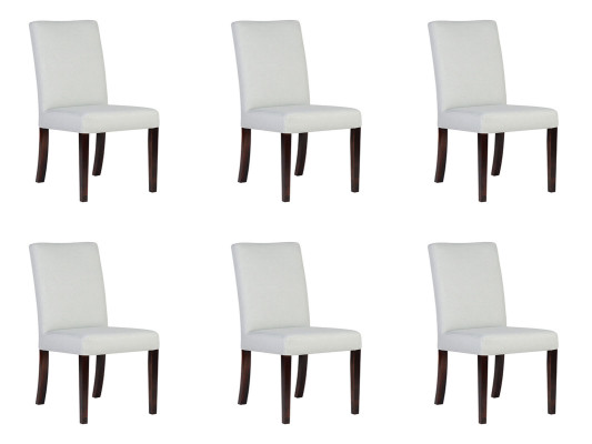 6x Chairs Chair Upholstery Design Lounge Club Seat Lehn Suite Armchair new