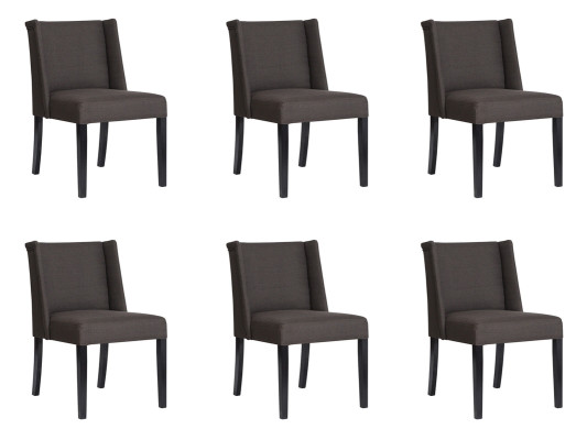 6x Chairs Chair Upholstery Design Lounge Club Seat Lehn Suite Armchair new