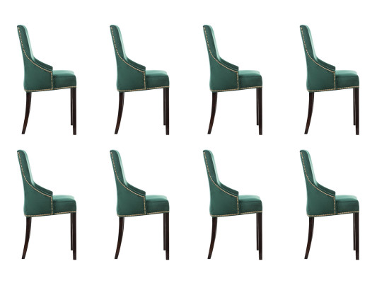 8x Design Upholstery Seat Chairs Chair See Suite Armchair Lounge Club Set