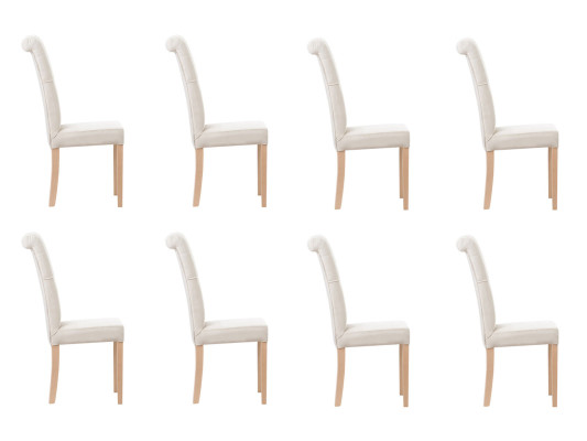 8x Design Upholstery Seat Chairs Chair See Suite Armchair Lounge Club Set