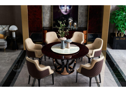Designer Chair Luxury Armchair Upholstery Chairs 1x Armchair Living Dining Room Leather