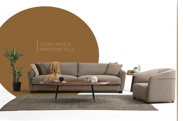 Sofa set 31 Seater Armchair Three Seater Modern Fabric Beige Set Design