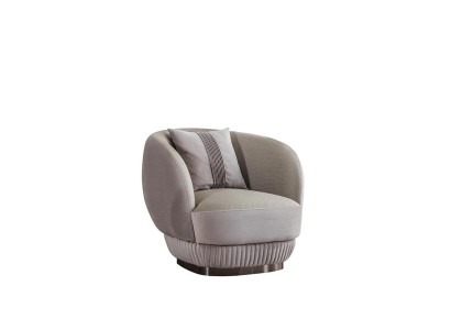 Living room Upholstered Chair Luxury Gray Armchair Furnishings new Modern Furniture