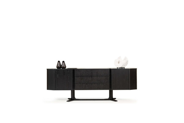 Modern Black Wooden Cabinet Designer Sideboard Luxury Sideboard Chest of drawers