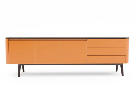 Sideboard Chest of drawers Luxury Cabinets Chests of drawers Living room Wood Furniture Orange