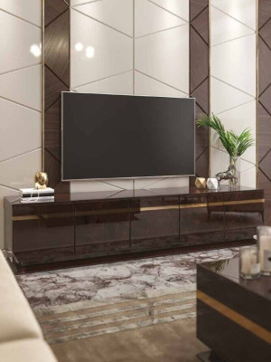 Luxury tv stand Wardrobe Chest of drawers Lowboard TV-cabinet Wardrobe new brown sideboard