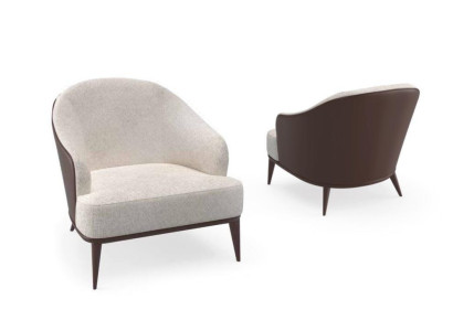 Armchair Seat Modern Design Living room brown style luxury TV armchair