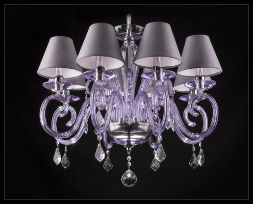 Cover Bohemia Modern Chandelier Lamp Luminous Lamp Crystal Candlestick Nine