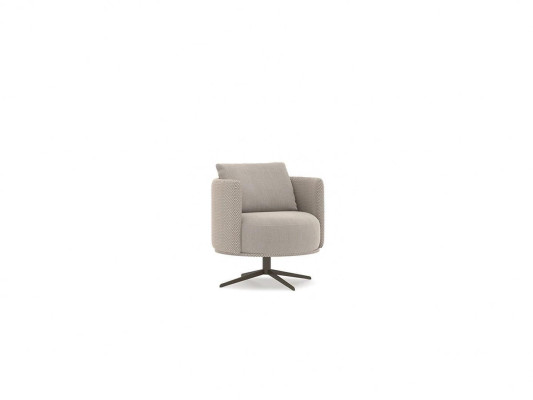 Gray Armchair Living room Upholstered furniture Luxury Textile Upholstered Armchair Furnishings