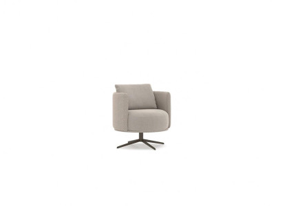Gray Armchair Living room Upholstered furniture Luxury Textile Upholstered Armchair Furnishings